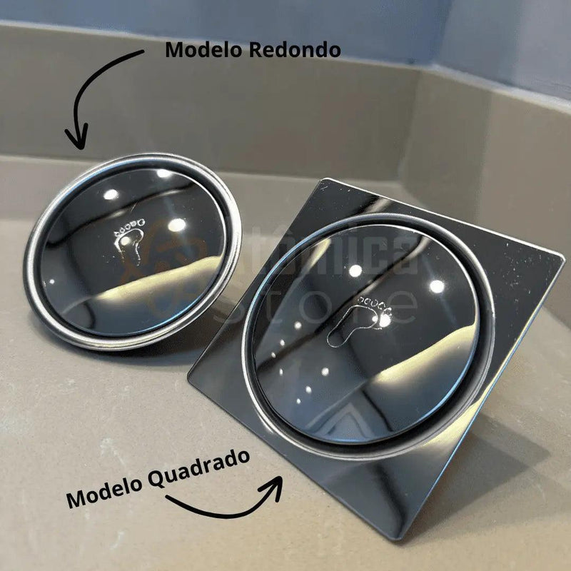 Ralo Inteligente Inox Atômic - Veda Cheiro / Impede Insetos