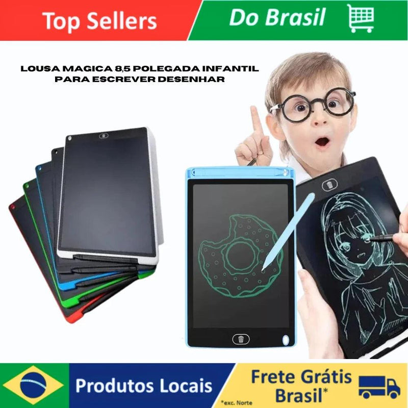 Lousa Tablet Magica  Lcd 8.5 Polegadas Escrever, Pintar e Desenhar