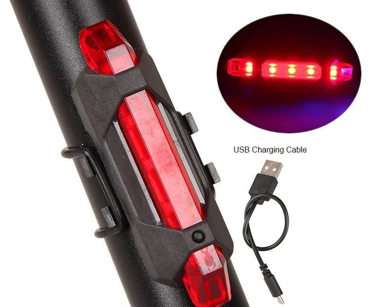 Lanterna LED Traseira para Bicicleta