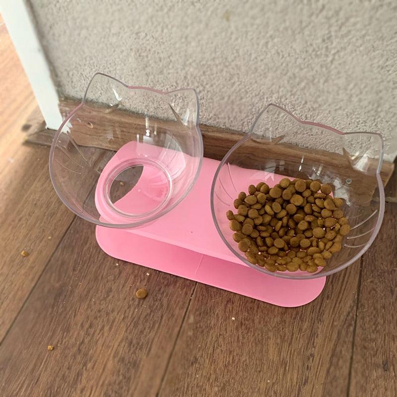 Tigela para gatos ajustável e inclinável - Bidu®