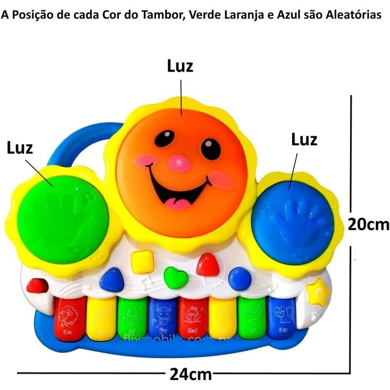 Teclado Piano Musical Bebê Brinquedo Infantil Divertido