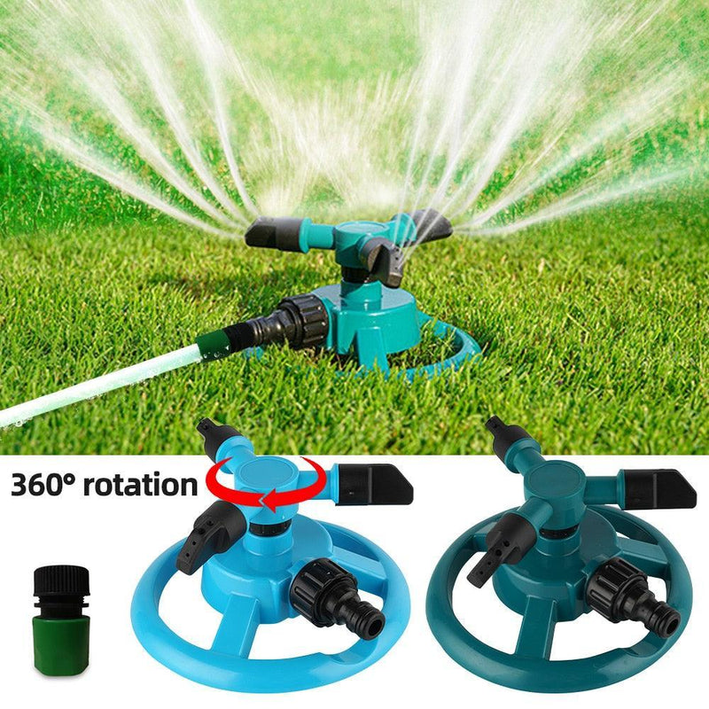 Aspersores Giratórios Automáticos 360° Com Pulverizador De 3 Braços - SpinGarden™