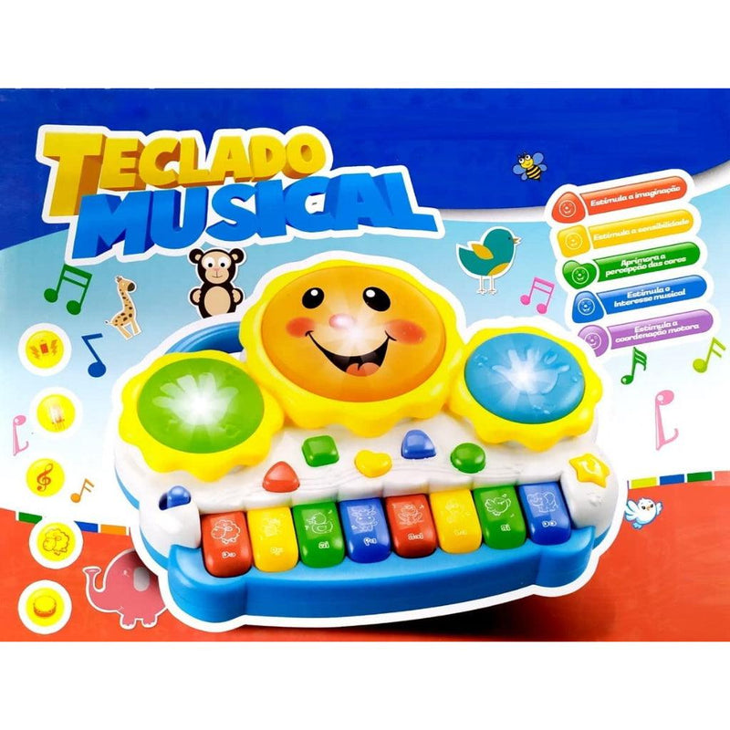 Teclado Piano Musical Bebê Brinquedo Infantil Divertido