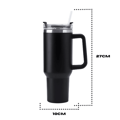 Copo Térmico Grande 1200 ML C/ Canudo